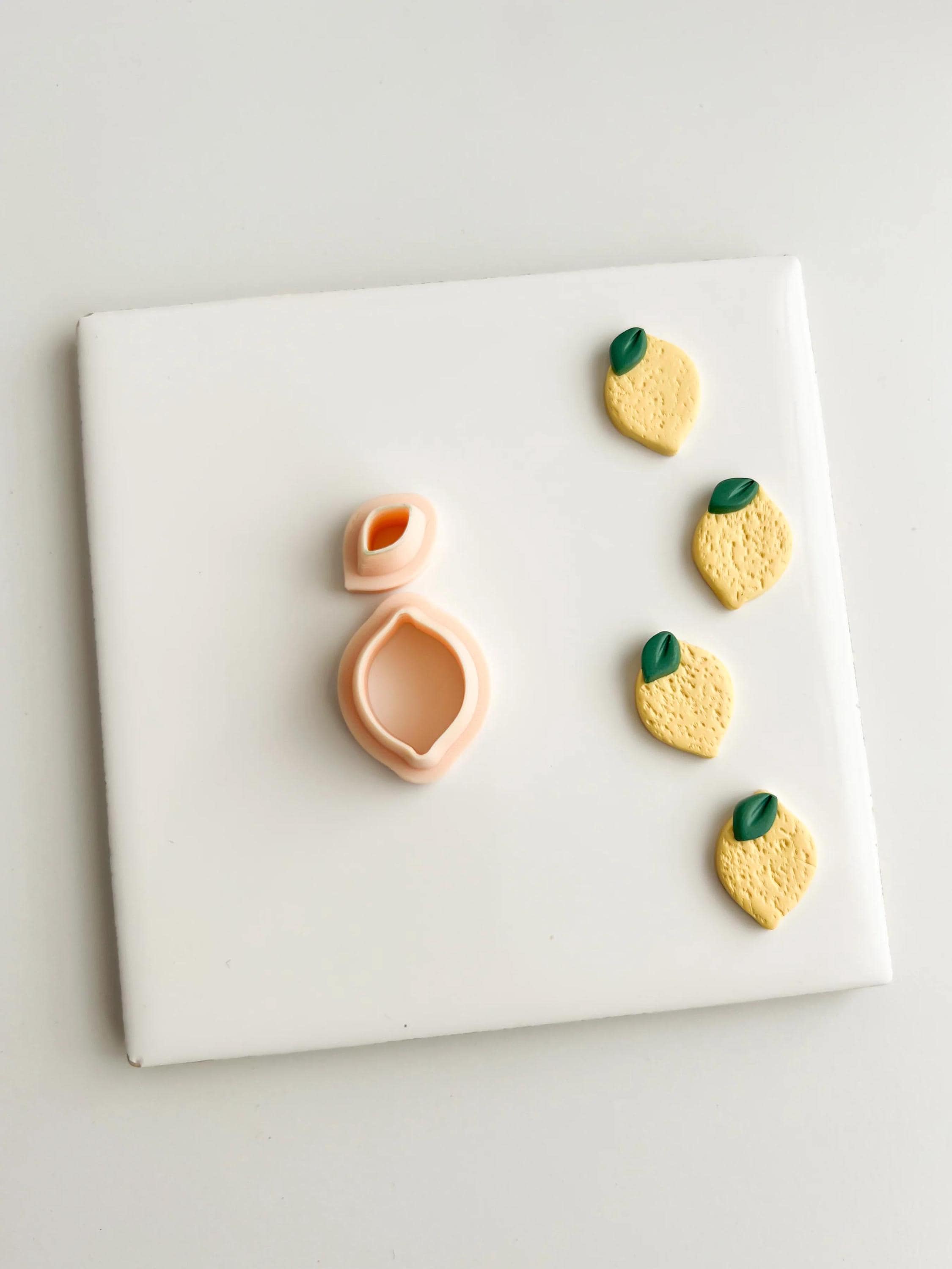 Lemon No. 2 Clay Cutter | Polymer Clay Cutter for DIY Citrus