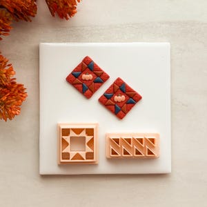 2026 Quilt | Polymer Clay Cutter Halloween Seasonal Granny Square