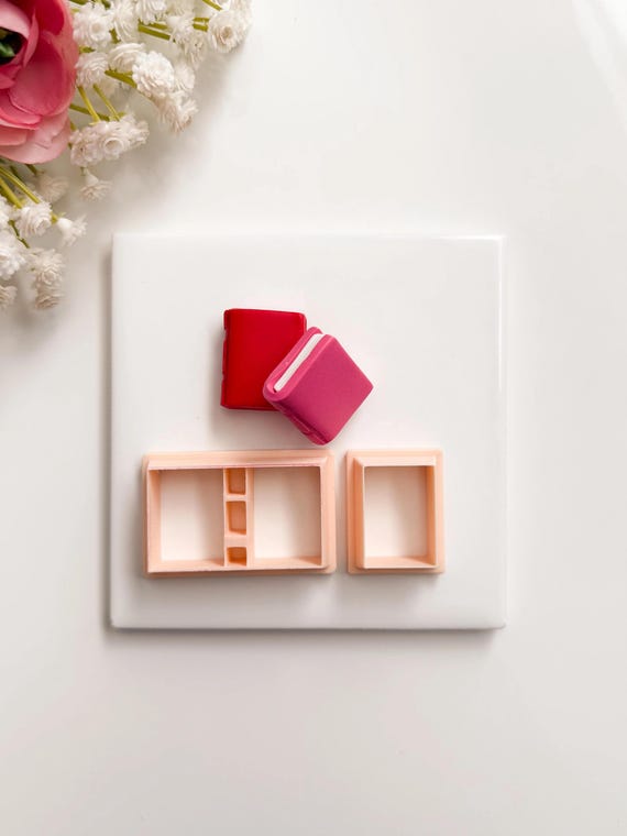 Book Builder Clay Cutter | Polymer Clay Cutter for DIY Literature Earrings Reading-Themed Jewelry and Handmade Smart