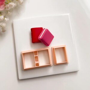 Book Builder Clay Cutter | Polymer Clay Cutter for DIY Literature Earrings Reading-Themed Jewelry and Handmade Smart image 2