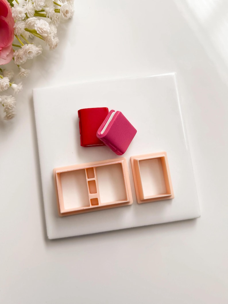Book Builder Clay Cutter | Polymer Clay Cutter for DIY Literature Earrings Reading-Themed Jewelry and Handmade Smart image 2