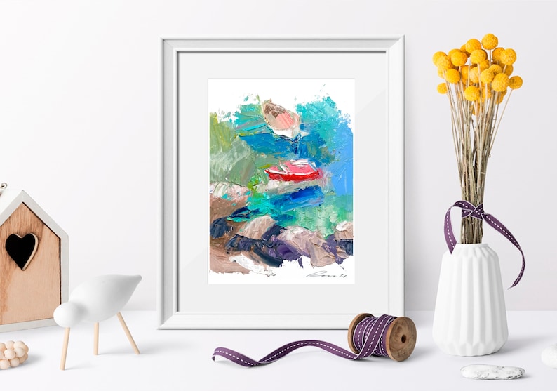 Boat painting Sailboats Painting Original Painting Ocean Art Nautical Painting Boat wall art Sailboats wall art Sailboats artwork