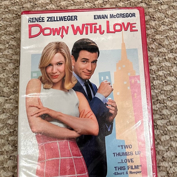 Down With Love (DVD, 2003, Widescreen) Renee Zellweger, Ewan McGregor ! SEALED