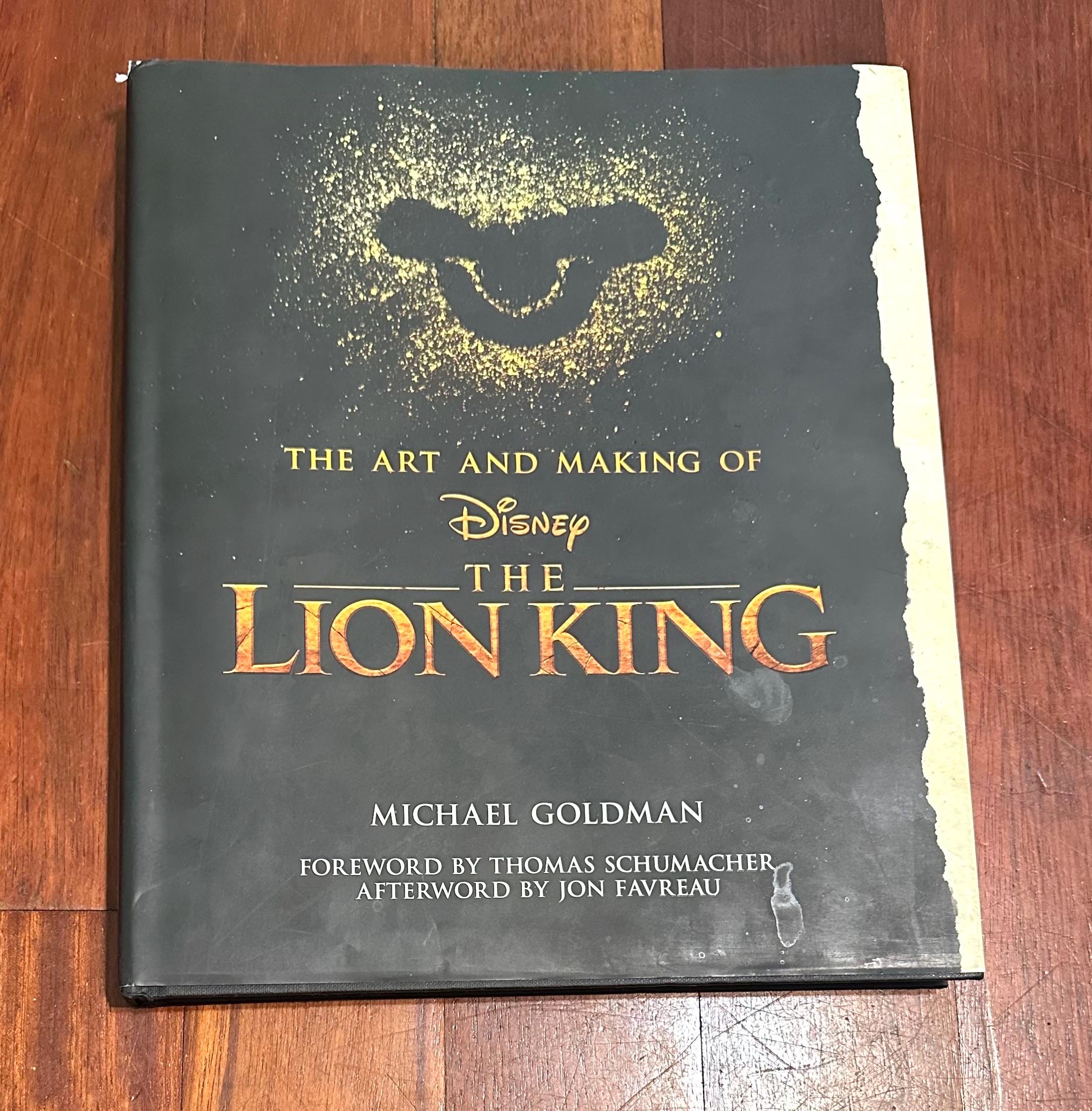 Disney Hardcover Book the Art and Making of the Lion King by
