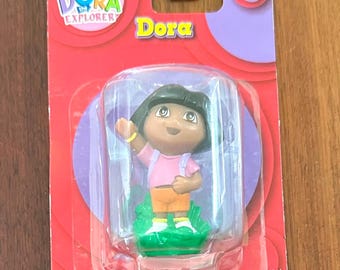 Figurine Dora l'exploratrice 3 pouces Fisher-Price Nick Jr. 2003 vintage