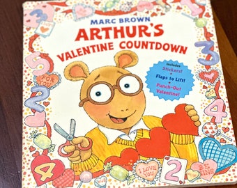Odliczanie do Walentynek Artura (Bez naklejek) autorstwa Brown, Marc Brown.