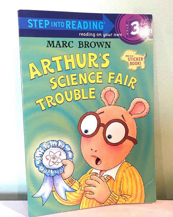 Arthurs Science Fair Trouble Paperbackmarc Brownstickers Etsy