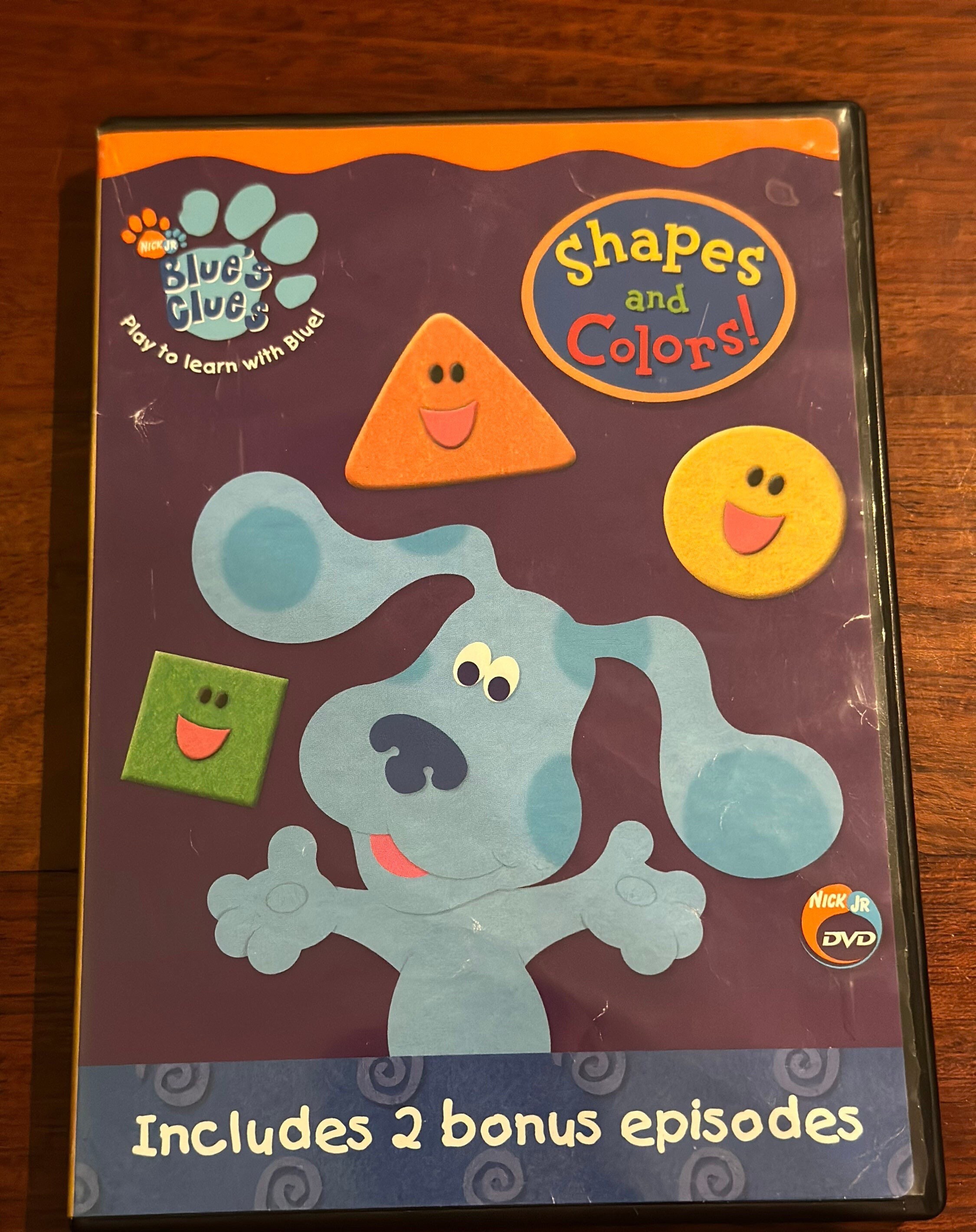 Blues Clues Shapes And Colors Vhs