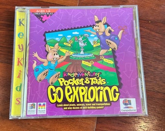 Kinderventures: Pocket & Tails Go Exploring (CD-ROM, 1995, SoftKey)