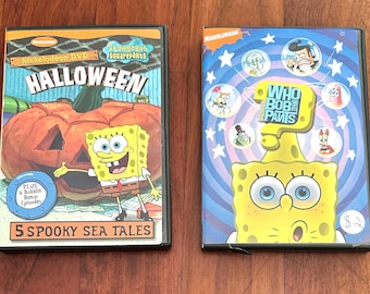 SpongeBob SquarePants Halloween 5 Spooky Sea Tales + WhoBob WhatPants DVD Lot