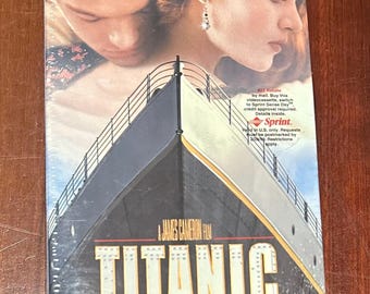 Titanic (VHS, 1998, jeu de 2 cassettes, édition grand écran) Nouveau