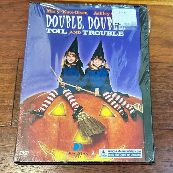 VERZEGELD Dubbel, dubbel, zwoegen en problemen (dvd, 2003) Mary-Kate Olsen Ashley Olsen.