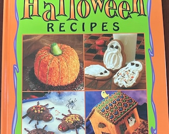 Livre de recettes d'Halloween, « De délicieuses et affreuses recettes d'Halloween » (Couverture rigide)