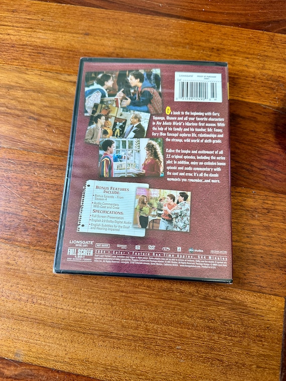 Boy Meets World the Complete First Season One (DVD, 2010, 3-disc