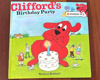 La fête d'anniversaire de Clifford Kohl's Cares, livre relié Norman Bridwell pour la jeunesse