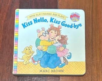 Livres cartonnés Kiss Hello, Kiss Goodbye Mini-livre Marc Brown