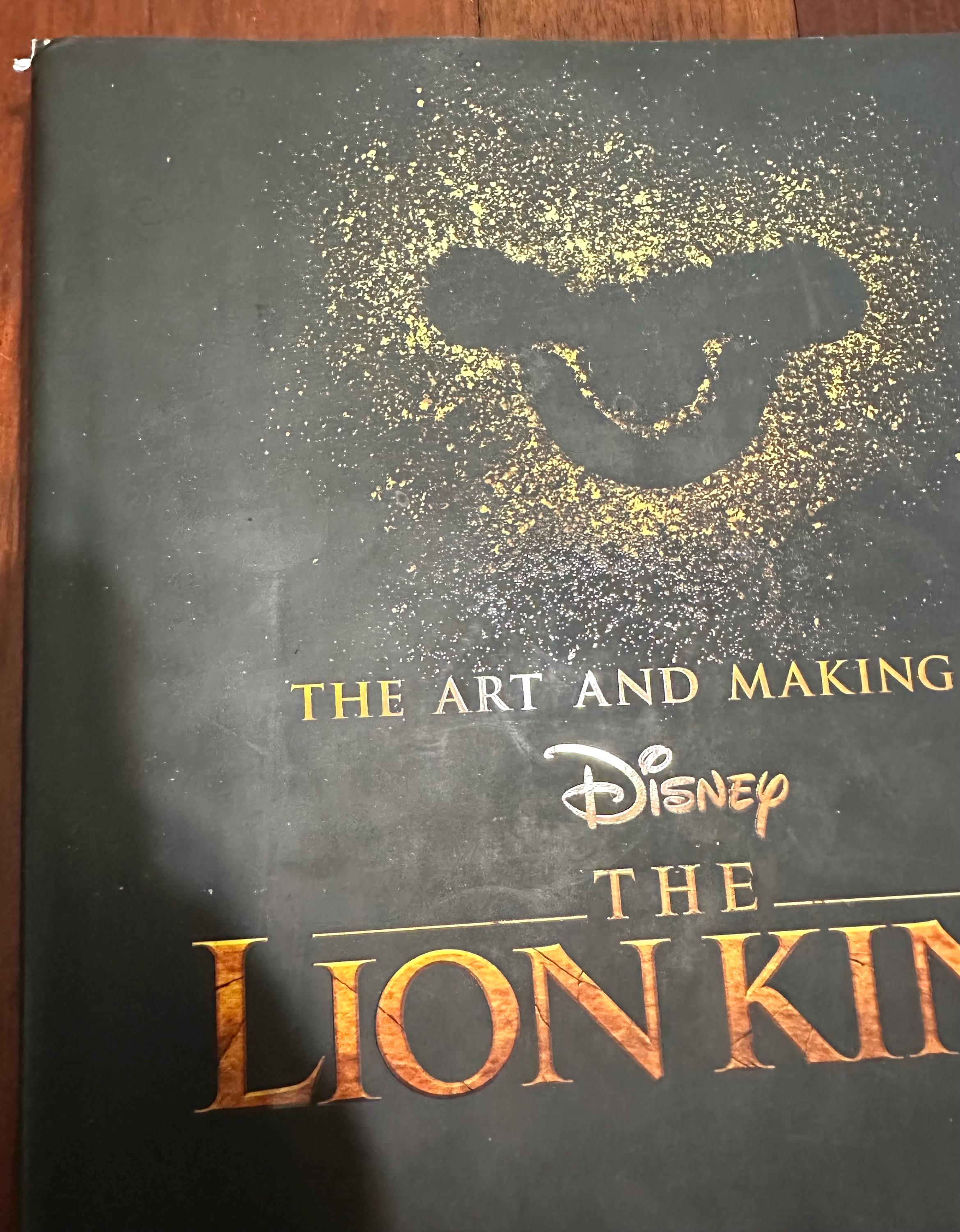 Disney Hardcover Book the Art and Making of the Lion King by