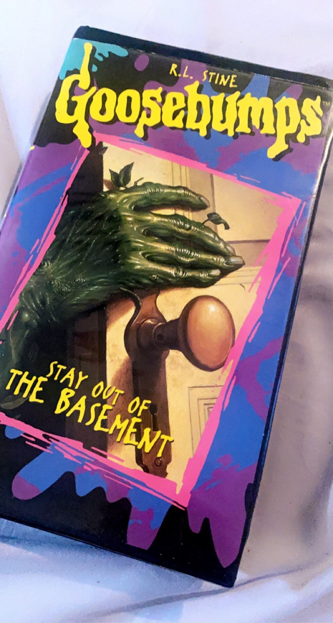 Goosebumps VHS Video Stay Out of the Basement 90s TV series . Etsy