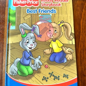 2004- Fisher-Price BEST FRIENDS by Susan Wallach - Ready Reader Storybook 9- HardCover