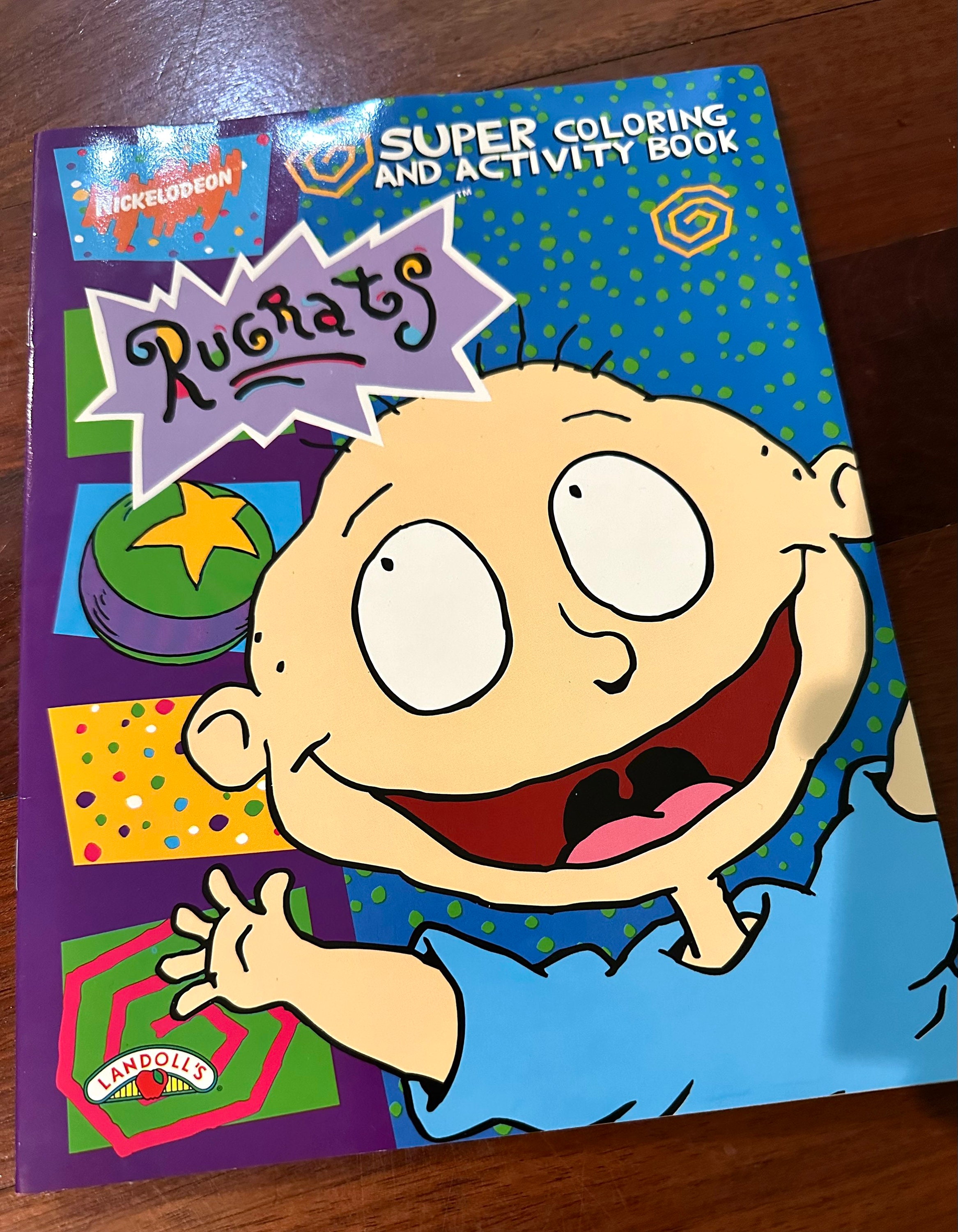 Nickelodeon RUGRATS 5 Marker Coloring Set - Washable Nontoxic - Brand  New!!!