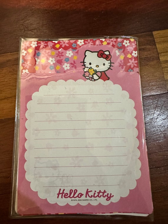 Vintage Hello Kitty Sanrio Stationery Set 2000 