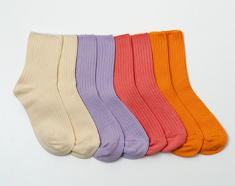 Basic Crew Socks / Fashion Socks/ Variety Color Options