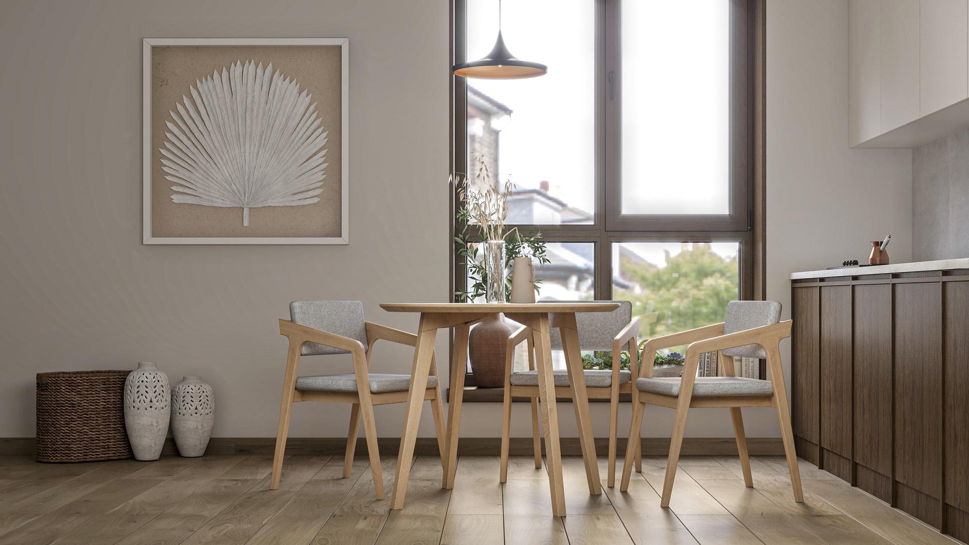 Oak dining table kitchen table wooden table table dine | Etsy