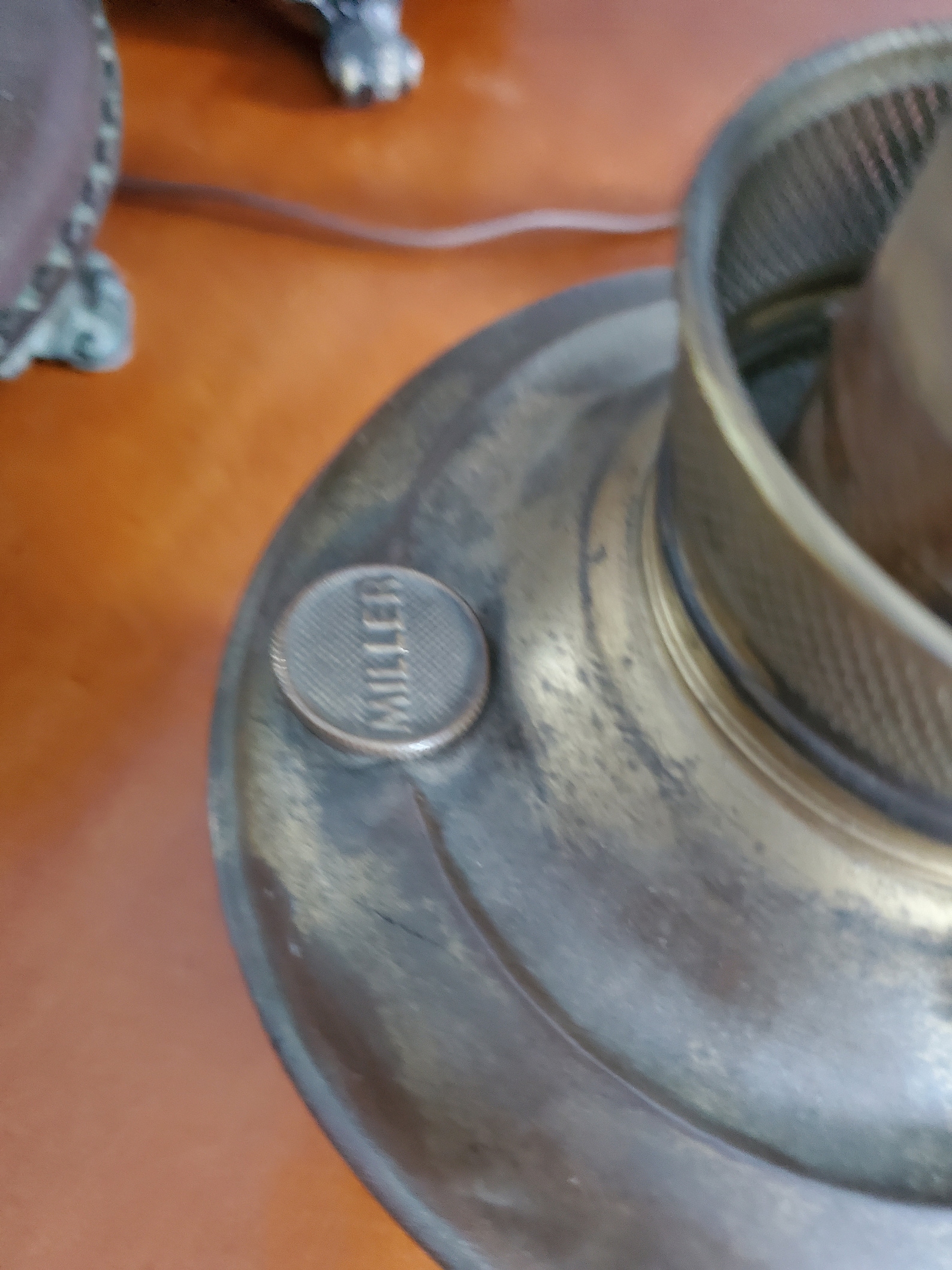 Antique Miller Juno Oil Lamp Font Etsy