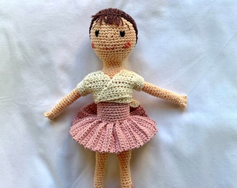 Ballet Dancer Amigurumi Ballerina Doll Crochet Pattern