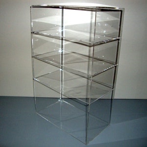 Displays2buy 12&quot; x 8&quot; x 19&quot;WITHOUT DOOR Showcase Acrylic Countertop Display Case