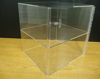 Displays2buy 2-Tier Acrylic Bakery Display Case, Cookie Donut Pastry Showcase