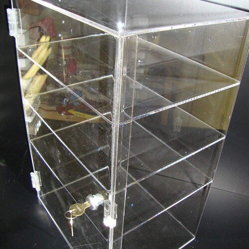 Displays2buy 12"x 8 » x 19 » Verrouillage Sécurité Vitrine Coffre-fort Acrylique Comptoir Vitrine