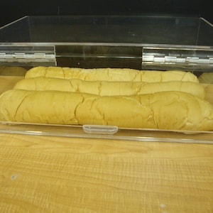 Displays2buy 19&quot;w Bread Storage Display Acrylic Case Bakery Pastry Cookies Bagels CUPCAKE