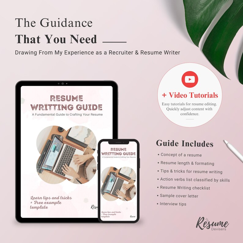 Minimalist Resume CV Template - Il 794xN.5351093431 J215 