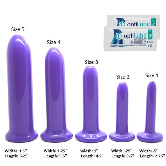 Vaginal Dilator Set Rectal Dilators for Pelvic Pain BPA Etsy