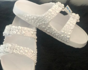 birkenstock bling sandals