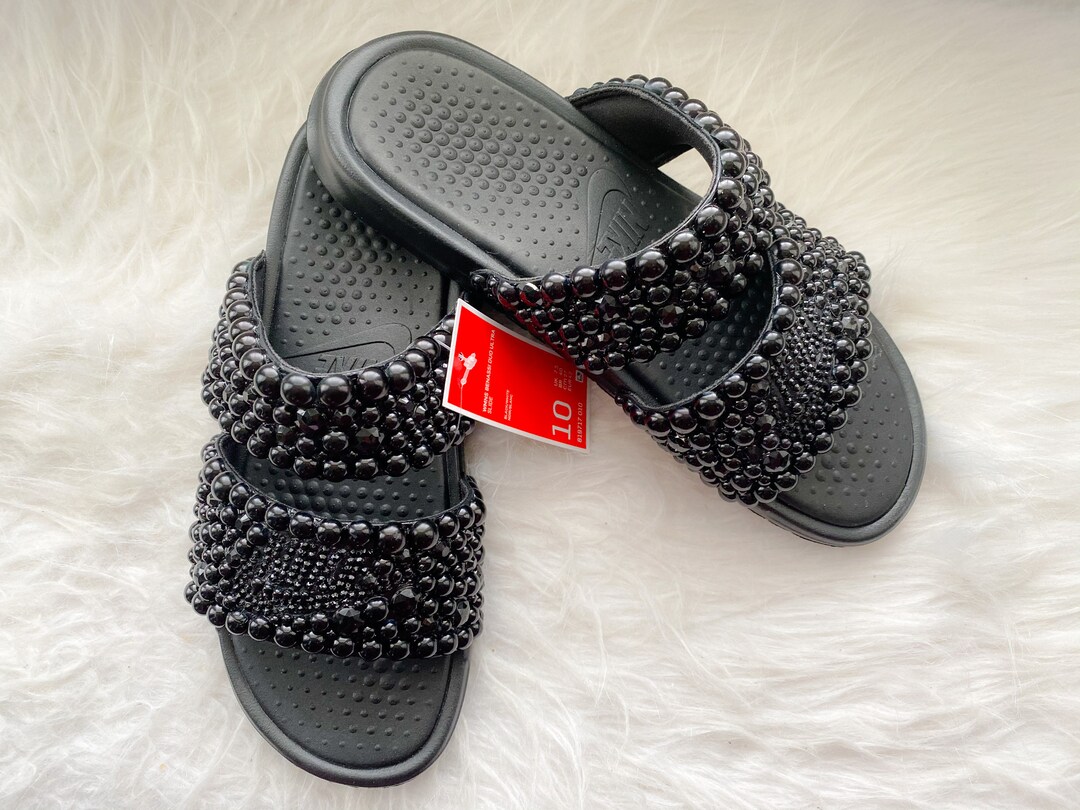 nike double strap slides