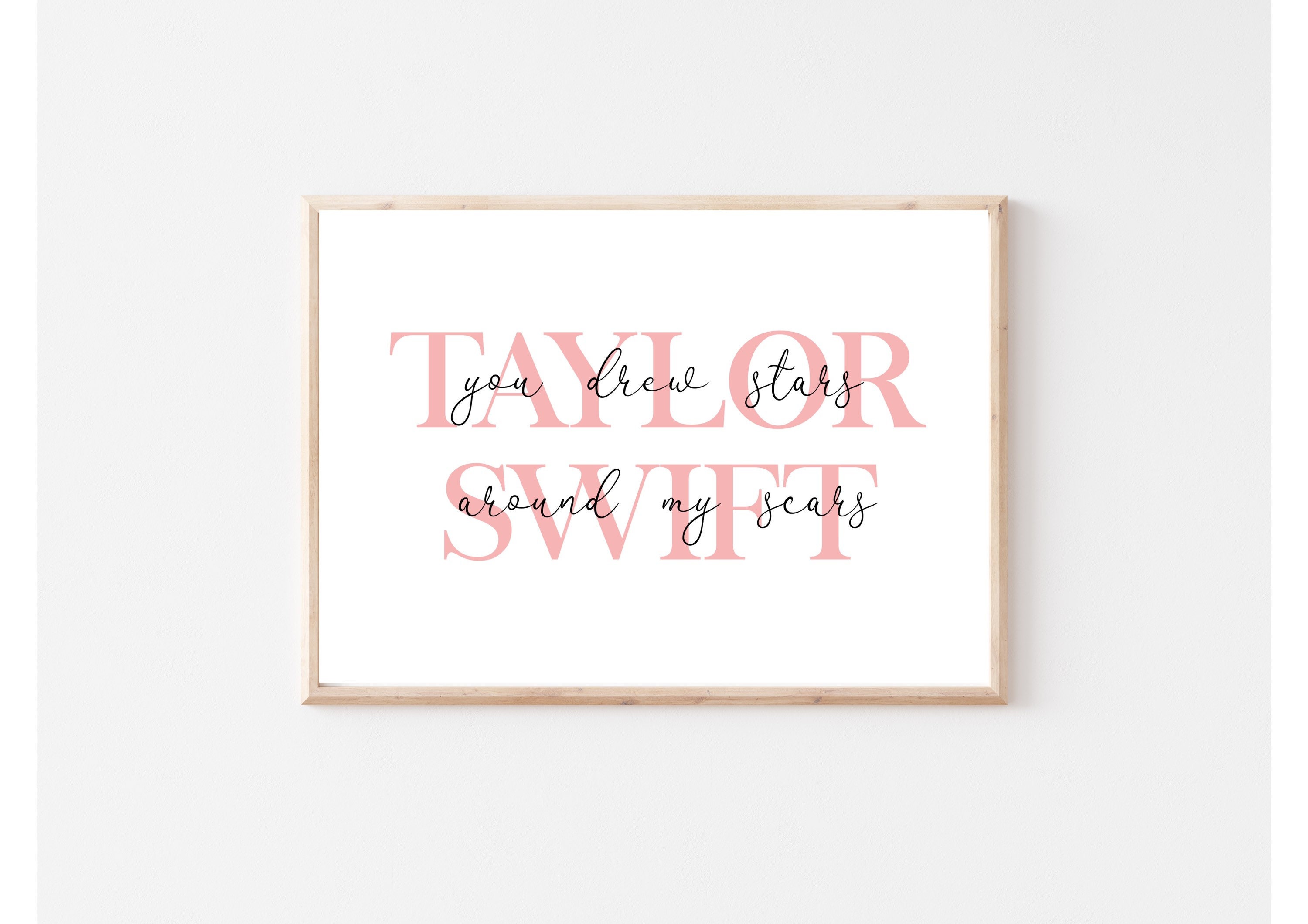 Taylor Swift Lyric Wall Art Print A4 Folklore Lyrics Etsy UK