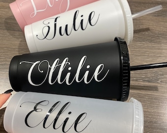 Personalised Name Cold Cup 24oz | Starbucks Cup With Lid and Straw | Hen Party | Bridesmaid | Party