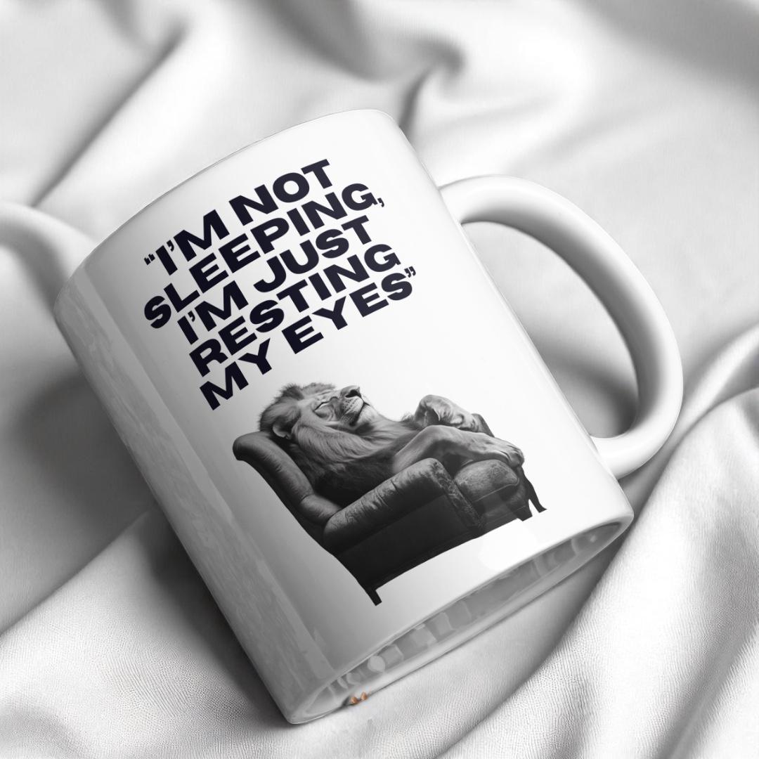Resting My Eyes Mug | 11oz | Mug Gift  | Fathers Day Mug  | Dad Gift | Dad  | Daddy | Dad Present  | Father’s Day | New Dad