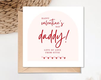 Cartão personalizado para o Dia dos Namorados para o papai | Dia dos Namorados | Cartão de Dia dos Namorados | Casal | Noivo(a) | Namorada | Namorado(a) | Esposa | Marido