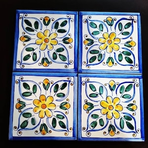 Ladrilhos 10x10, azulejos sicilianos, azulejos artesanais/ladrilhos 10x10, azulejos sicilianos, backsplashes, azulejos artesanais