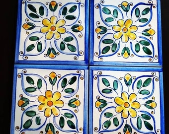 Sicilian handmade tiles 10x10