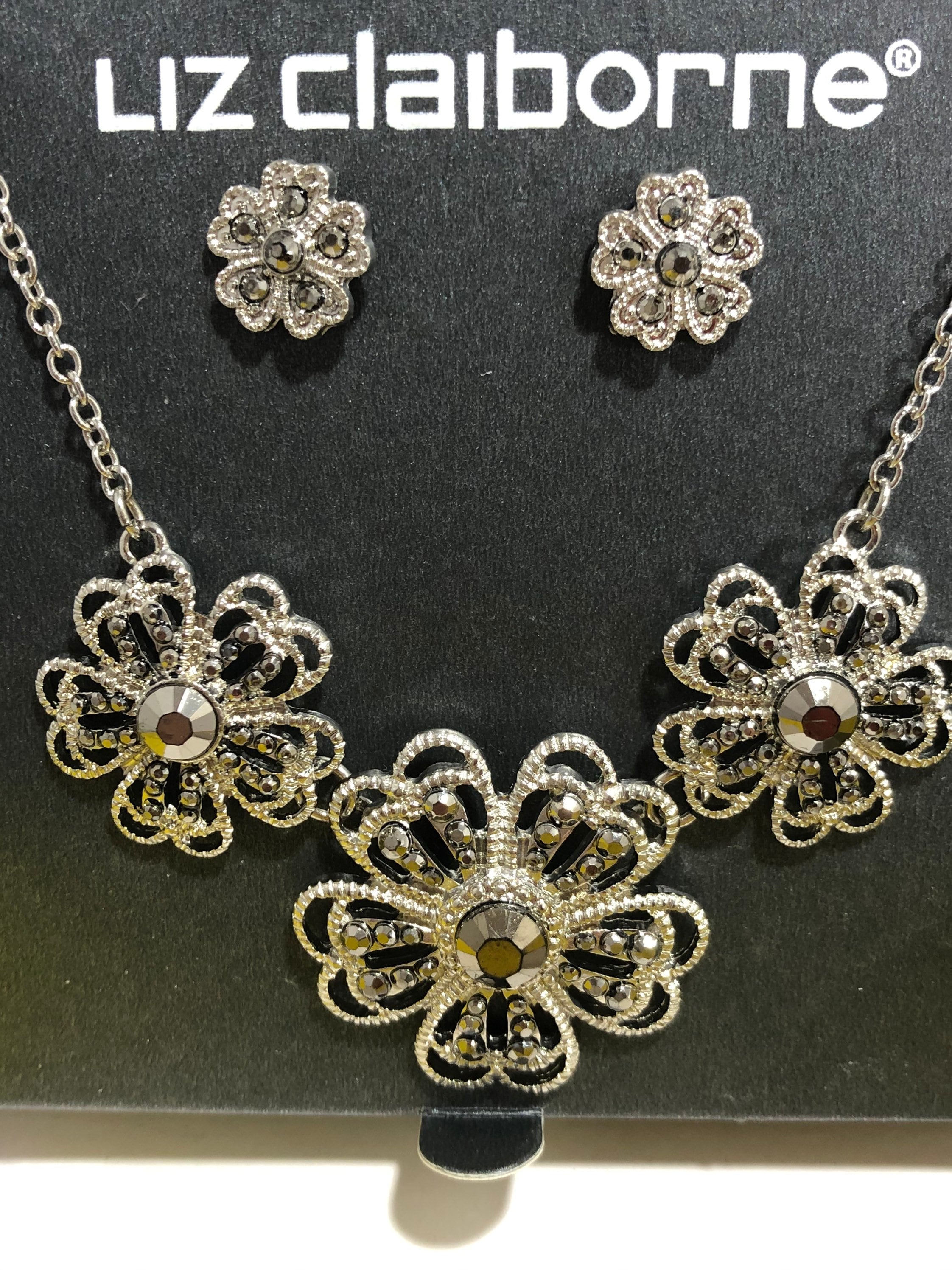 Liz Claiborne Necklace and Earring Set New in box Etsy