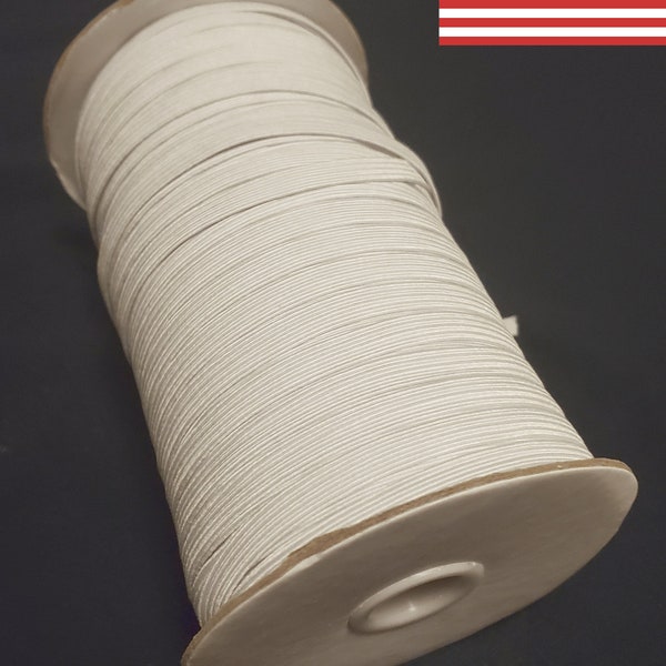 Dritz Braided Elastic, 1/4 Inch Wide X 3 Yards Long - White, Polyester & Rubber For Sewing & Crafting - View #13