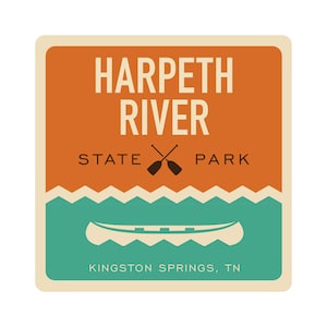 Harpeth River State Park Sticker Tennessee State Park Sticker Tennessee State Park Sticker Camping Sticker Hutten Sticker RV Sticker RV Sticker