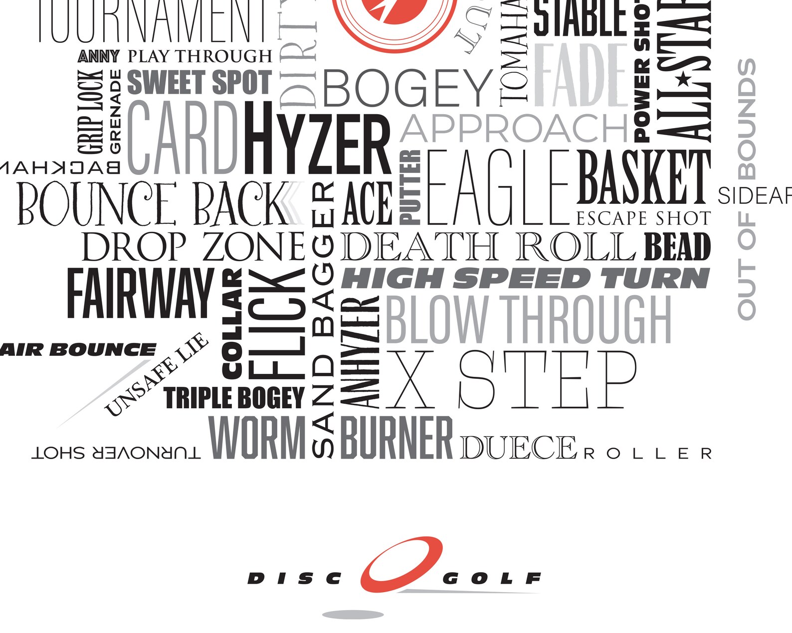 Disc Golf Words