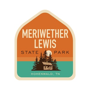 Meriwether Lewis State Park Sticker Tennessee State Park Sticker Tennessee State Park Decal Camping Sticker Cabins Sticker RV Sticker