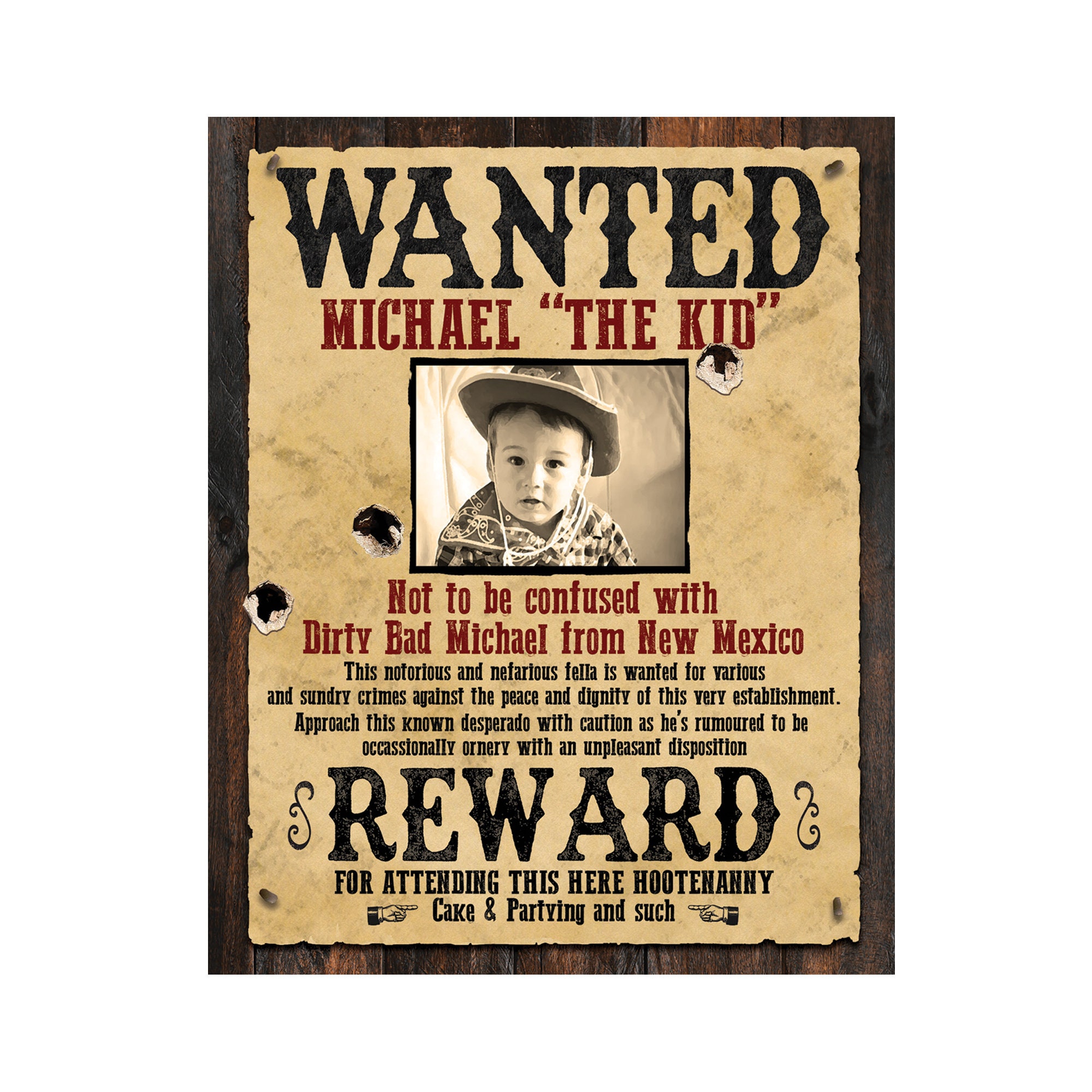 A4 Personalised Marine Wanted Poster – MuggleMade