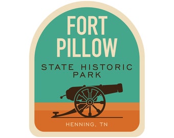 Fort Pillow State Park Sticker Tennessee State Park Sticker Tennessee State Park Decal Camping Sticker Cabins Sticker RV Sticker RV Decal